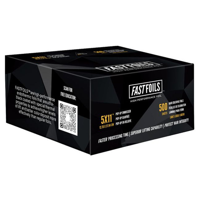 Experience a minimum of 25% faster processing time with our high-performance endothermic foils. Designed with special thermal properties to achieve a more consistent, even, and higher level of lift with better colour deposit, eliminating the need to use damaging levels of developer.