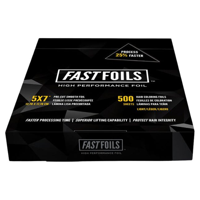 Experience a minimum of 25% faster processing time with our high-performance endothermic foils. Designed with special thermal properties to achieve a more consistent, even, and higher level of lift with better colour deposit, eliminating the need to use damaging levels of developer.