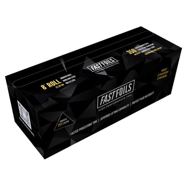 Experience a minimum of 25% faster processing time with our high-performance endothermic foils. Designed with special thermal properties to achieve a more consistent, even, and higher level of lift with better colour deposit, eliminating the need to use damaging levels of developer.