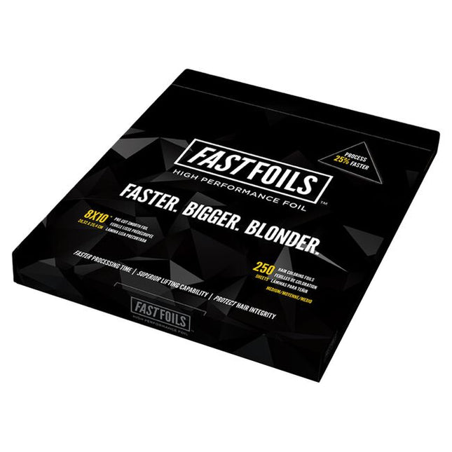 Experience a minimum of 25% faster processing time with our high-performance endothermic foils. Designed with special thermal properties to achieve a more consistent, even, and higher level of lift with better colour deposit, eliminating the need to use damaging levels of developer.