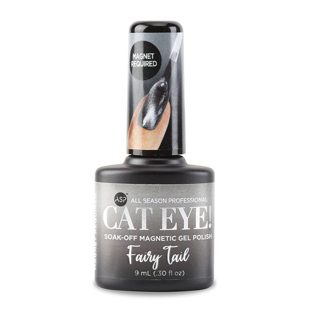 Cat Eye Magnetic Gel Polish contains fine magnetic powder to create captivating designs in many combinations.