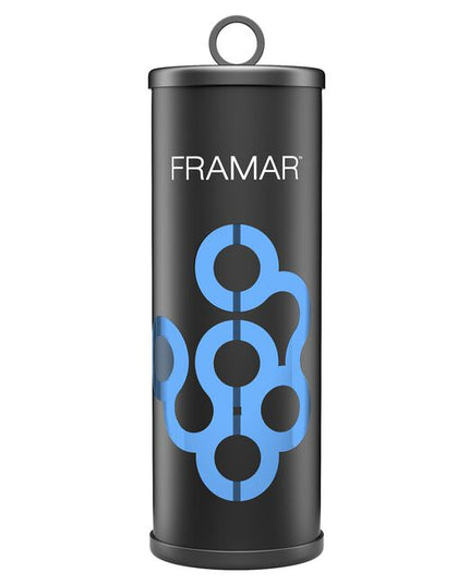 Stainless steel lid and basket. Silicone base provides extra grip without slipping.