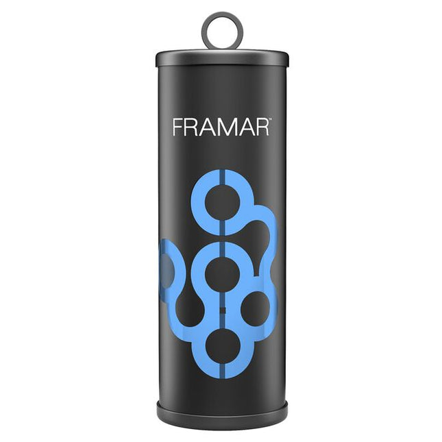 Stainless steel lid and basket. Silicone base provides extra grip without slipping.