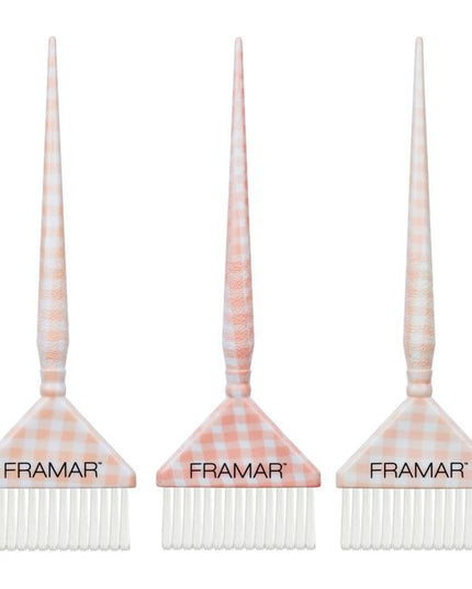 The end of summer feels like the golden hour of the year—everything glowing with a warmth you want to hold onto just a little longer. It’s the sweetness of fruit right before it tips into overripe, and that first juicy bite of peach season. Framar's Peach Please Collection is the perfect way to savor it all. With peaches, polka dots, and gingham galore!