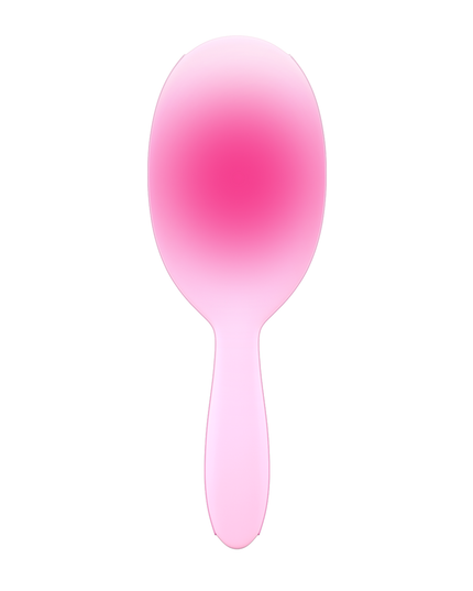 Framar Aurascope Detangle Brush flexible bristles - pain-free brushing - pink aura colors. Where hair and higher self meet. Good hair is coming with this stunning pink aura detangling hair brush.