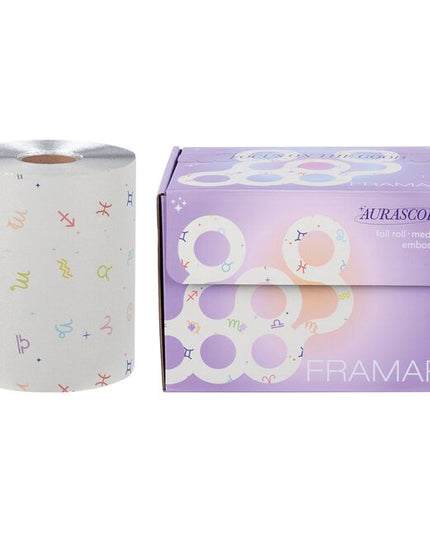 Let’s Virgo where the good energy flows. 320 ft - choose your own length - embossed - aurascope pattern.