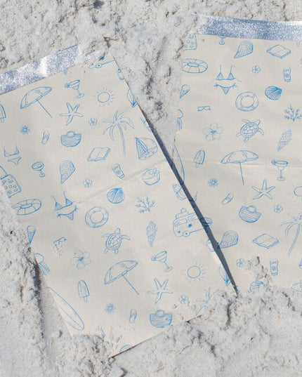 Bring laid-back beach vibes straight to the chair with our this limited-edition coastal print. Time to add splash of summer to every service!