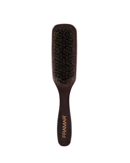 Real boar bristles - best for sleek styling.