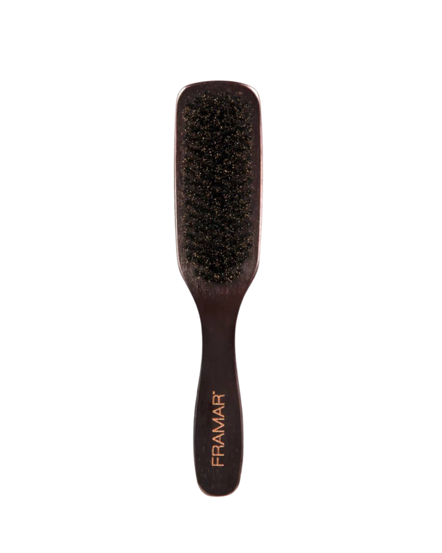 Real boar bristles - best for sleek styling.