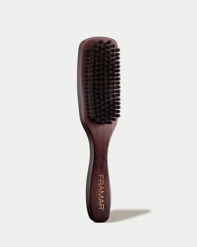 Real boar bristles - best for sleek styling.