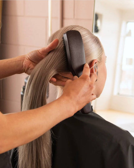 Real boar bristles - best for sleek styling.