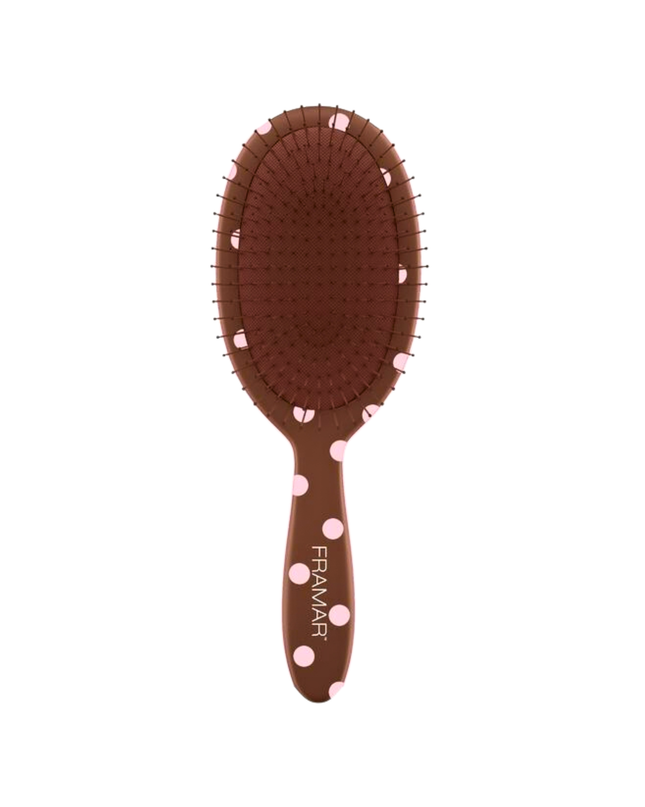 Effortlessly detangles even the most stubborn knots. Ideal for all hair types. Extension and wig friendly.