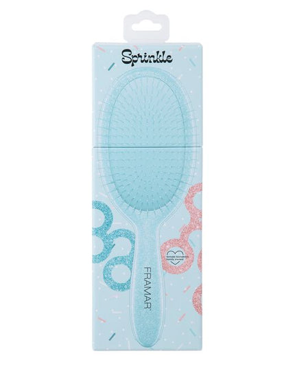 Flexible bristles - pain free brushing - glitter detangle brush
Frosted &amp; Fabulous!
Let this glitter detangle brush bring the festive vibes to your salon!
