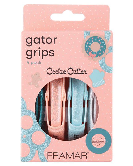 Hold large sections of hair with ease with this wide mouth rubberized no slip clip.