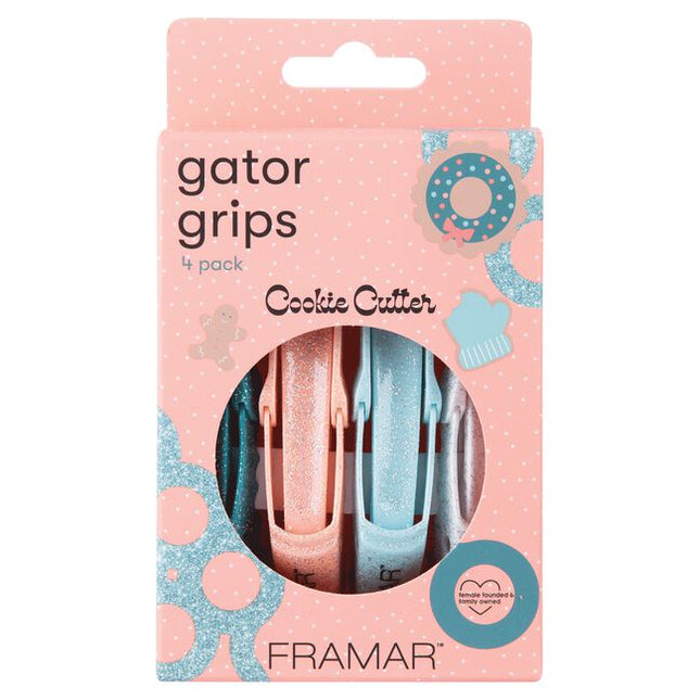 Hold large sections of hair with ease with this wide mouth rubberized no slip clip.