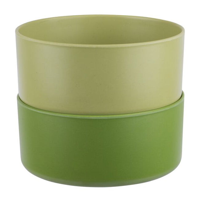 Set of 2 - colour bowls - bamboo fibre material.