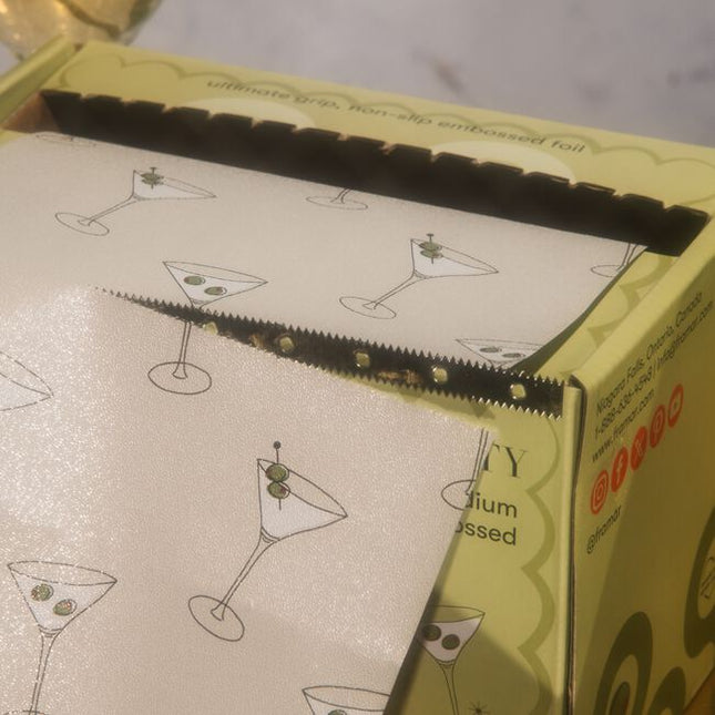 320 ft - choose your own length - embossed - martini glasses