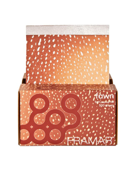 Pre-cut and pre-folded foils that are ready when you are. No prep needed! Embossed texture prevents foils from slipping so that you can breeze through any service. High quality, colorful foil guaranteed to make every process more fun for you and your client! Featuring our signature perforated, adjustable ‘Push Up Base’, designed to keep foils extra perky for ultimate convenience, just how you like ‘em!