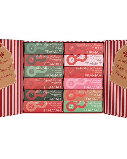 12 patterned pop up foils - 100 sheets in each - 5x11" - limited edition.