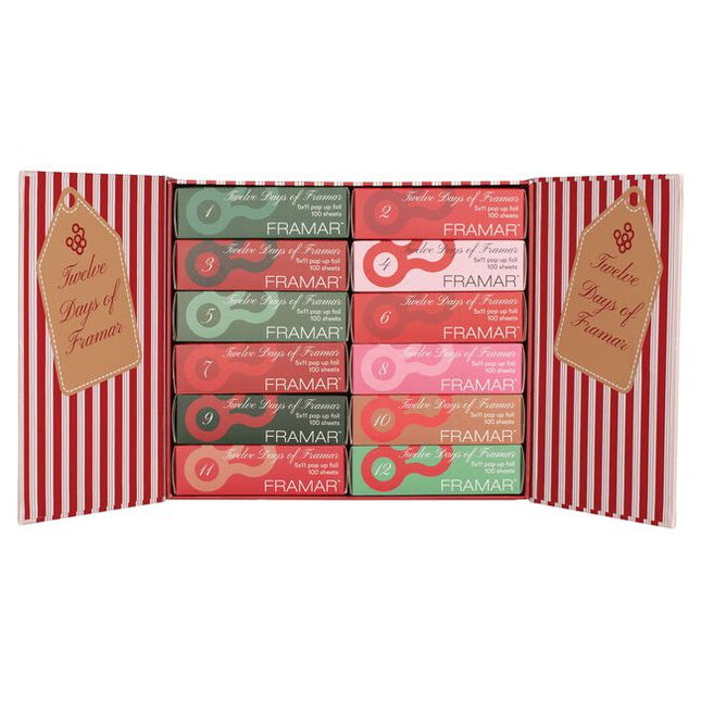 12 patterned pop up foils - 100 sheets in each - 5x11" - limited edition.