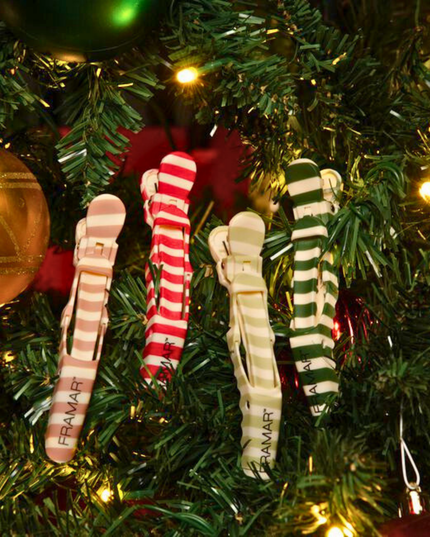 Practical, festive, and ready for the busiest season behind the chair. Designed to keep sections secure without slipping or snagging, these cheerful holiday striped gator grips brings a pop of seasonal flair to your station, making everyday styling feel a little more merry.