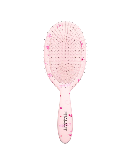 Effortlessly detangles even the most stubborn knots. Ideal for all hair types. Extension and wig friendly.