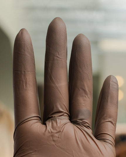 For stylists who like their gloves like their coffee: strong and smooth!