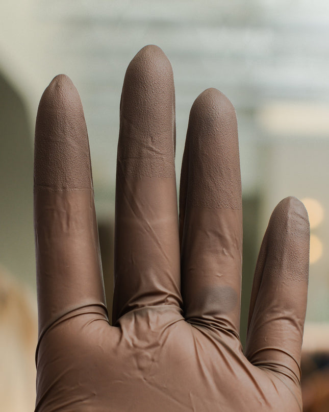 For stylists who like their gloves like their coffee: strong and smooth!
