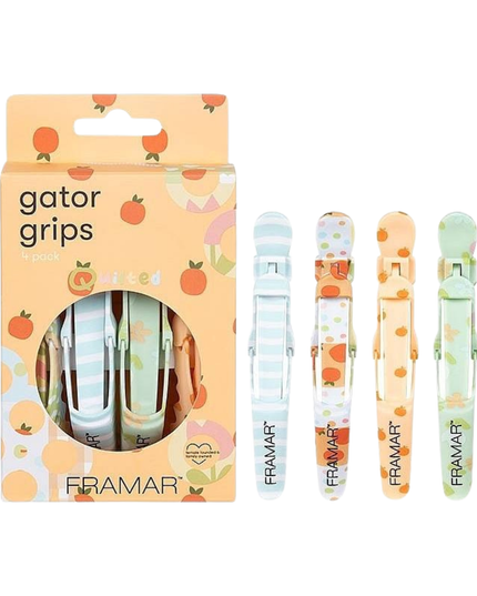 Cottage core called, they want their clips back! If your clips chronically disappear from your station, we recommend stocking up on this 4 pack of the cottage core clips of your dreams! Sectioning hair just got a soft new aesthetic and we’re SEW IN LOVE!