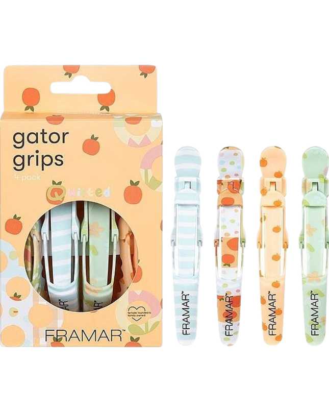 Cottage core called, they want their clips back! If your clips chronically disappear from your station, we recommend stocking up on this 4 pack of the cottage core clips of your dreams! Sectioning hair just got a soft new aesthetic and we’re SEW IN LOVE!