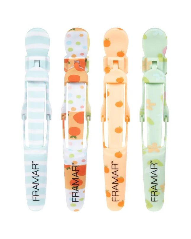 Cottage core called, they want their clips back! If your clips chronically disappear from your station, we recommend stocking up on this 4 pack of the cottage core clips of your dreams! Sectioning hair just got a soft new aesthetic and we’re SEW IN LOVE!