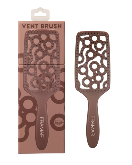 Style and smooth hair in half the time with this aerodynamic detangler designed to hug your scalp and promote airflow.