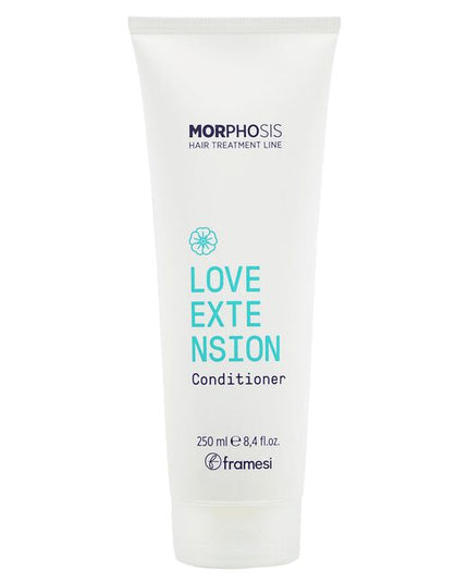 Enriched with Fermented Extract of Althea and Hydrolyzed Soy Proteins, with soothing, softening properties, cleanses gently and hydrates without weighing hair with extensions down, making it easy to detangle. Hair remains extremely easy to comb, soft, and silky.