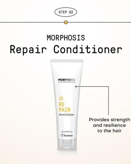 Enriched with Camellia Oil, hydrolyzed Vegetable Micro-Keratin, and Plant Ceramides, it deeply repairs and revives the hair fibers with tangible moisturizing and restorative results. Provides strength and resilience to the hair. Regular use will increase the protective and reparative effects.