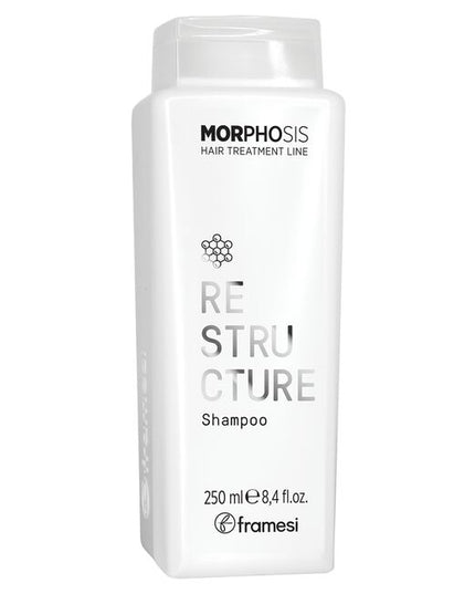 Revitalizing restructuring shampoo that extends the beneficial effects of salon treatments. Enriched with Fermented Rice Extract, Hyaluronic Acid, Vegan Collagen, and plant-derived Peptides, it repairs the hair shaft from the inside out.
