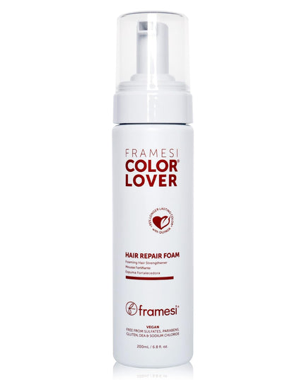 Medium. natural hold, bond strengthening hair mousse.