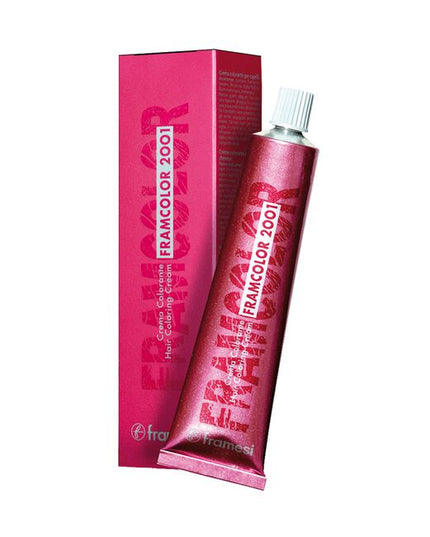 Framcolor® 2001 offers an endless choice of tonality and coverage. Naturally reflective, warm finish or a cool, more dense coverage. For the first time ever in permanent haircolor, one line does it ALL. Natural or fantasy, warm or cool, Framcolor® 2001 shades offer the salon a complete and elegant palette on which the color artist can blend the perfect color for each individual client.