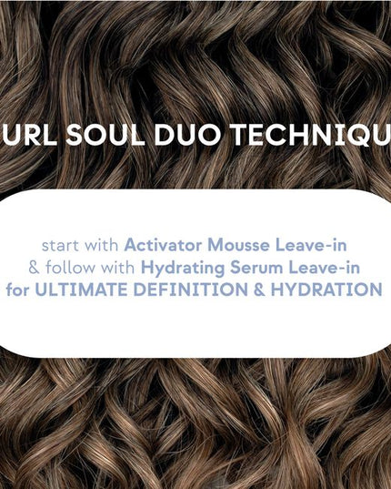 Hydrating, curl-enhancing leave-in for touchable curl support. Lightweight, hydrating formula enhances, restores, and rebuilds curls. Enriched with Cotton Milk, Hyaluronic Acid, and Cationic Conditioners, this weightless leave-in effectively protects the hair from heat damage and humidity. Best suited for dehydrated textures.