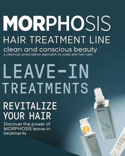 A repairing fluid that provides an immediate effect of reconstruction and manageability by enveloping the hair in a protective layer of condition and shine. Enriched with Camellia Oil and Hyaluronic Acid fills porous hair, leaving it smooth, provides body, and removes frizz. Nourishing and moisturizing ingredients leave hair with immediate softness and manageability.