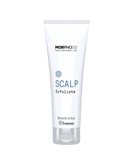 Caring for the scalp. A gentle pre-shampoo exfoliation treatment for deep cleansing of the scalp. Gently exfoliates and removes styling product residue and dead scalp while alleviating dryness. Ideal for preparing the scalp for other Morphosis treatments. 