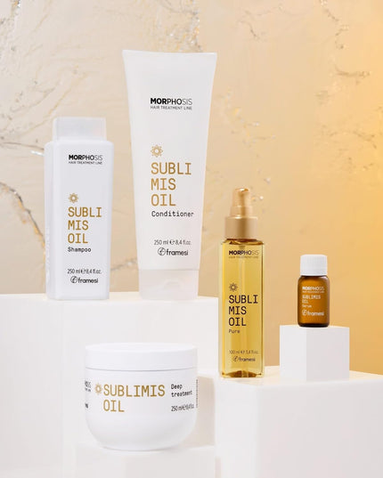 Protective and regenerating treatment for medium-thick hair. This unique multi-functional rich formulation enriched with Passionflower Seed Oil, Argan Oil, and a Vitamin C derivative hydrates the hair, leaving it shiny, soft, and manageable. Moisturizes dry hair, revitalizes treated hair, and has an anti-aging effect on mature hair. Alcohol-free, not oily or greasy, and weightless.