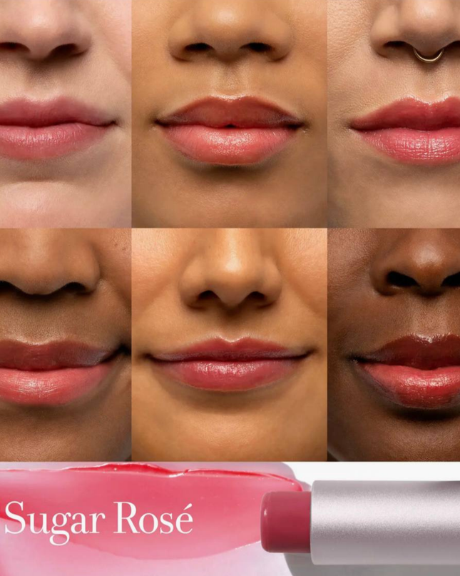 A 24-hour hydrating lip balm that offers a sheer, buildable color with a smooth, buttery texture.