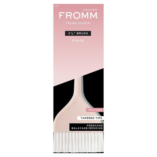 Feather soft extra wide brushes for fast application of freehand painting, balayage and blending.