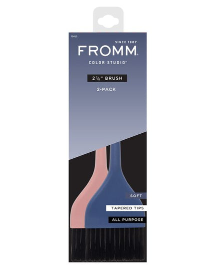 Soft all purpose extra wide color brushes for fast application of all color techniques on longer hair.