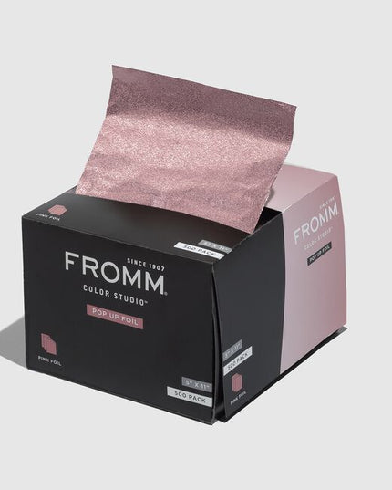 Medium weight embossed pink color foils ideal for multi-color work, balayage and freehand painting techniques.