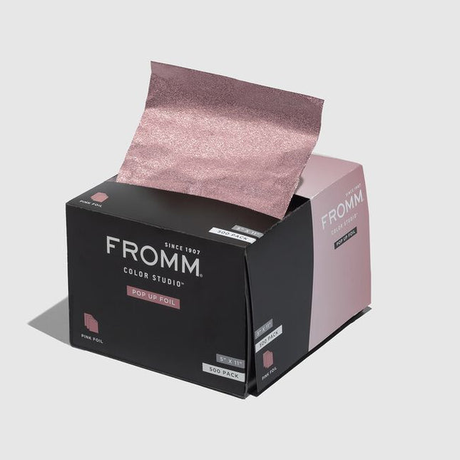 Medium weight embossed pink color foils ideal for multi-color work, balayage and freehand painting techniques.