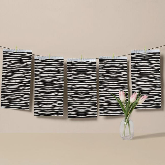 Medium weight embossed zebra print color foils ideal for multi-color work, balayage, and freehand painting techniques.