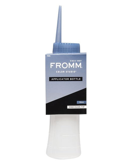 Large capacity color applicator bottle for mixing and applying color, toners, conditioners and other treatments.