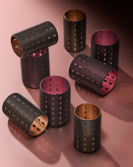 Aluminum core: Retains heat longer than standard rollers, helping set curls more effectively for lasting volume and waves.