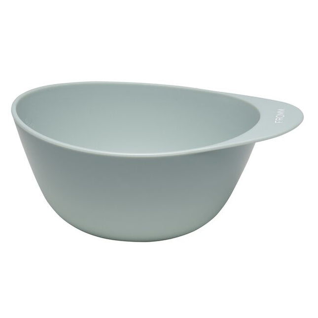 Set of 3 large size mixing bowls for multi color mixing with a stainproof matte finish.